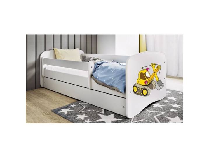 Lit pelleteuse blanc Babydreams - Kocot Kids - 160/80 - 2 places - Enfant - Bois - Avec tiroir