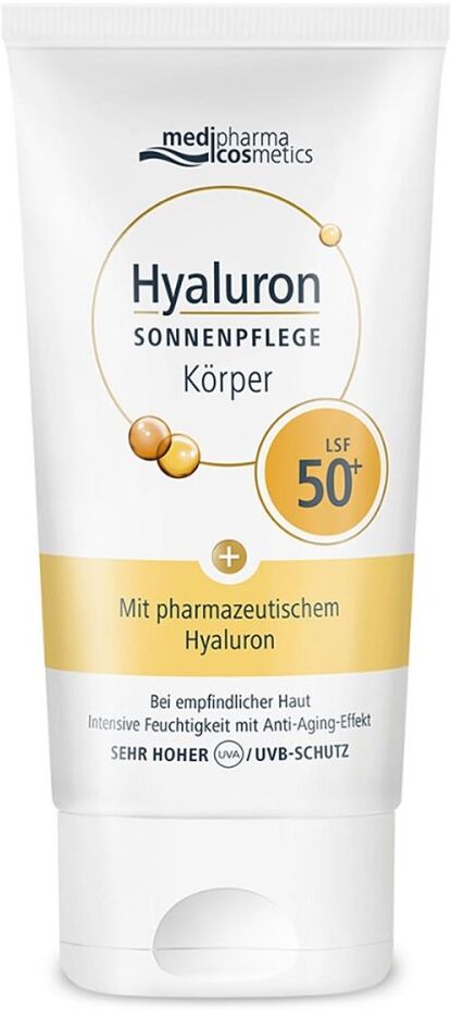 Medipharma Cosmetics Hyaluron Sonnenpflege Körper Lsf 50+