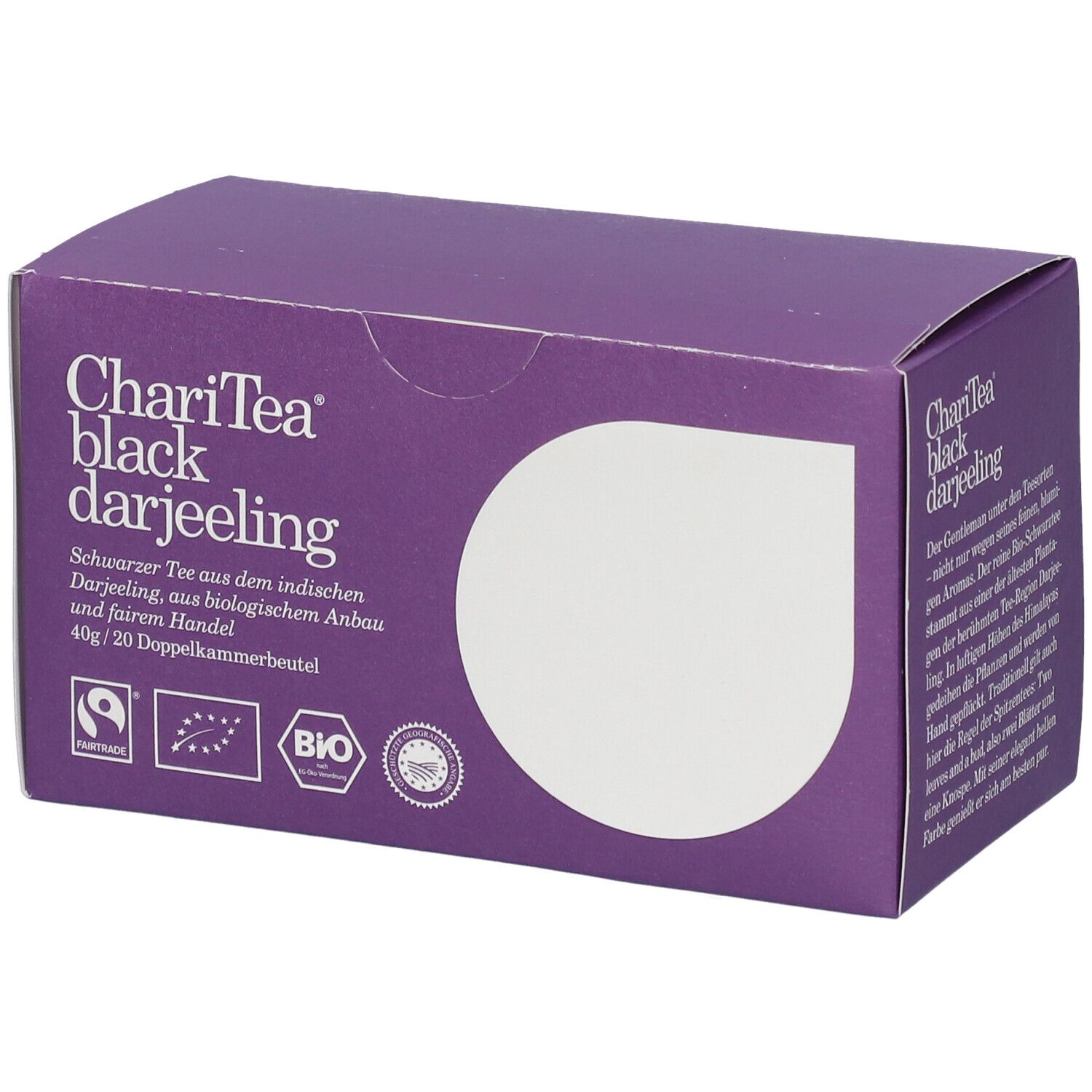 Charitea Black Darjeeling Bio 20 St Filterbeutel