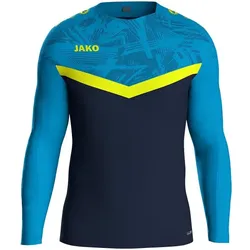 Jako Sweat Iconic - marine/Jako blau/neongelb - M