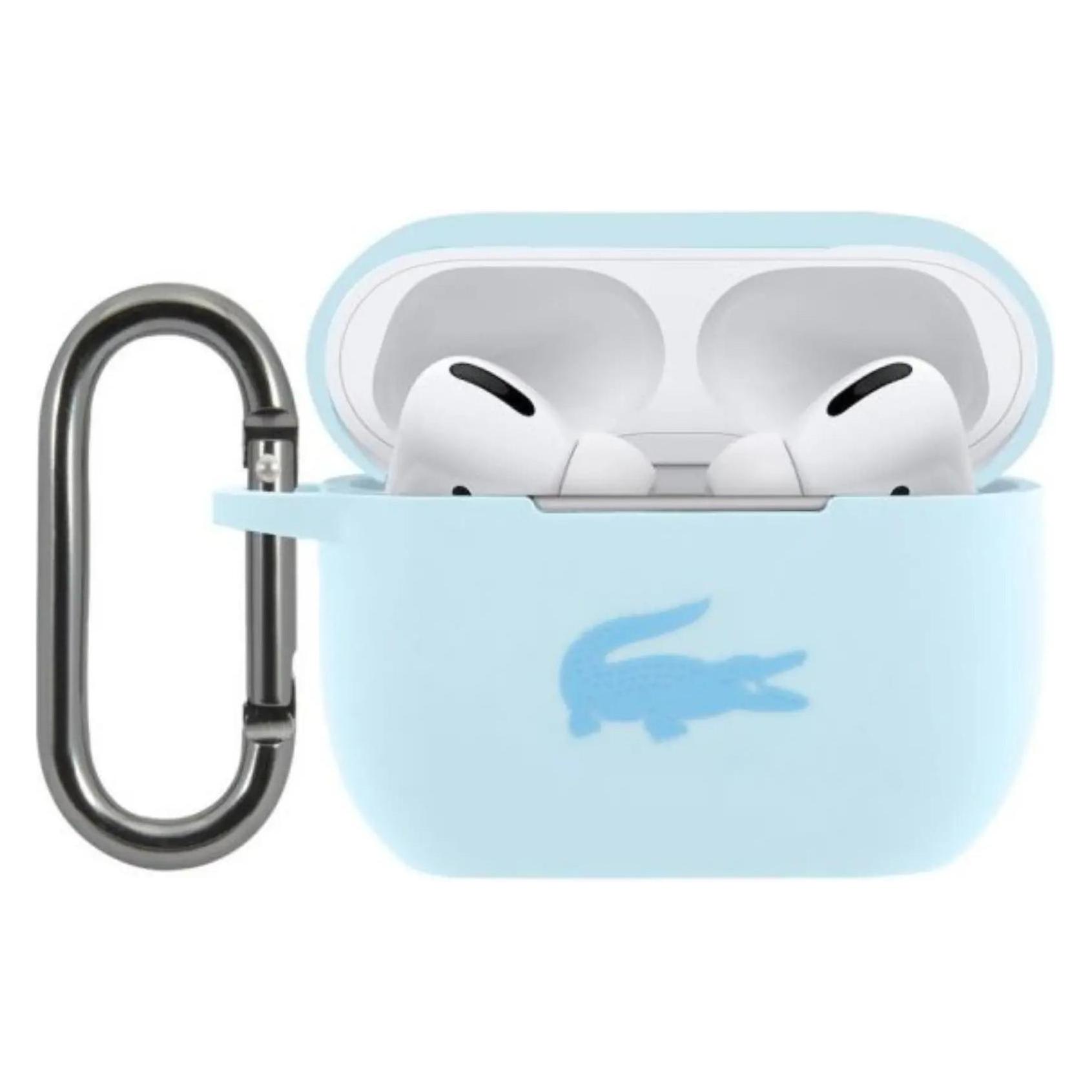 Lacoste LCAPSLB AirPods Pro cover niebieski/blue Silicone (Kopfhörer Hülle) (LCAPSLB)