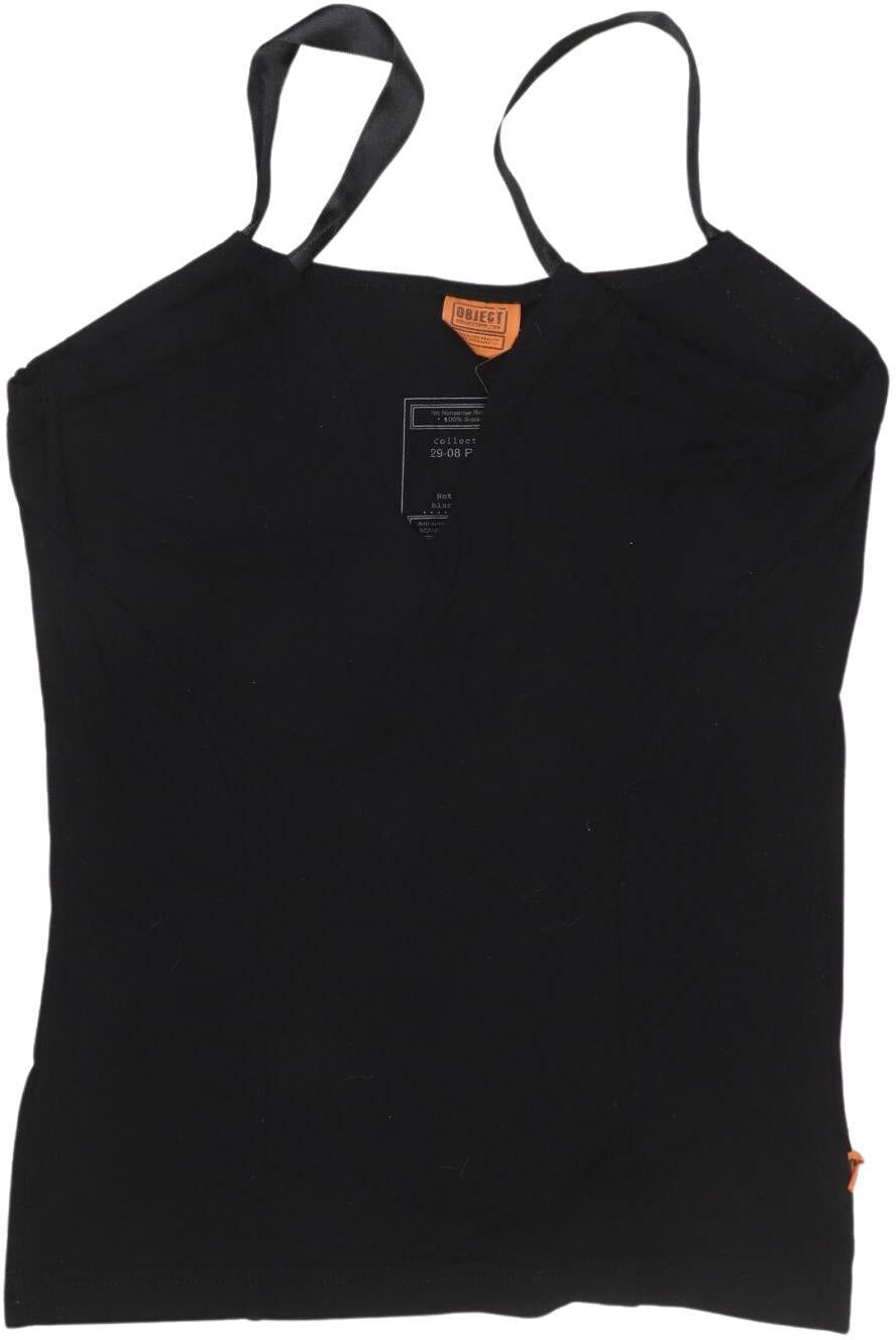 Object Damen Top, Schwarz, Gr. S, Viskose / Elasthan - Second Hand