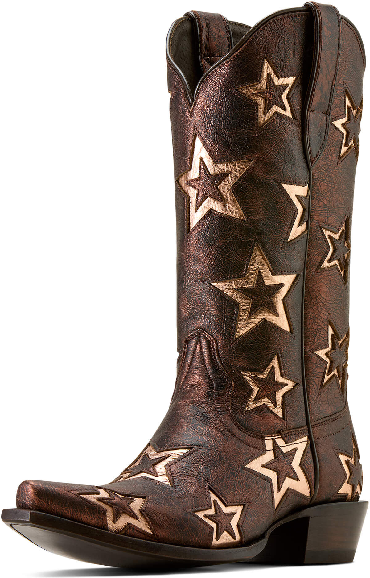 Women's Hazen Star X Toe Cowgirl Boots in Bronze Dream, Size: 5.5 B / Medium by Ariat