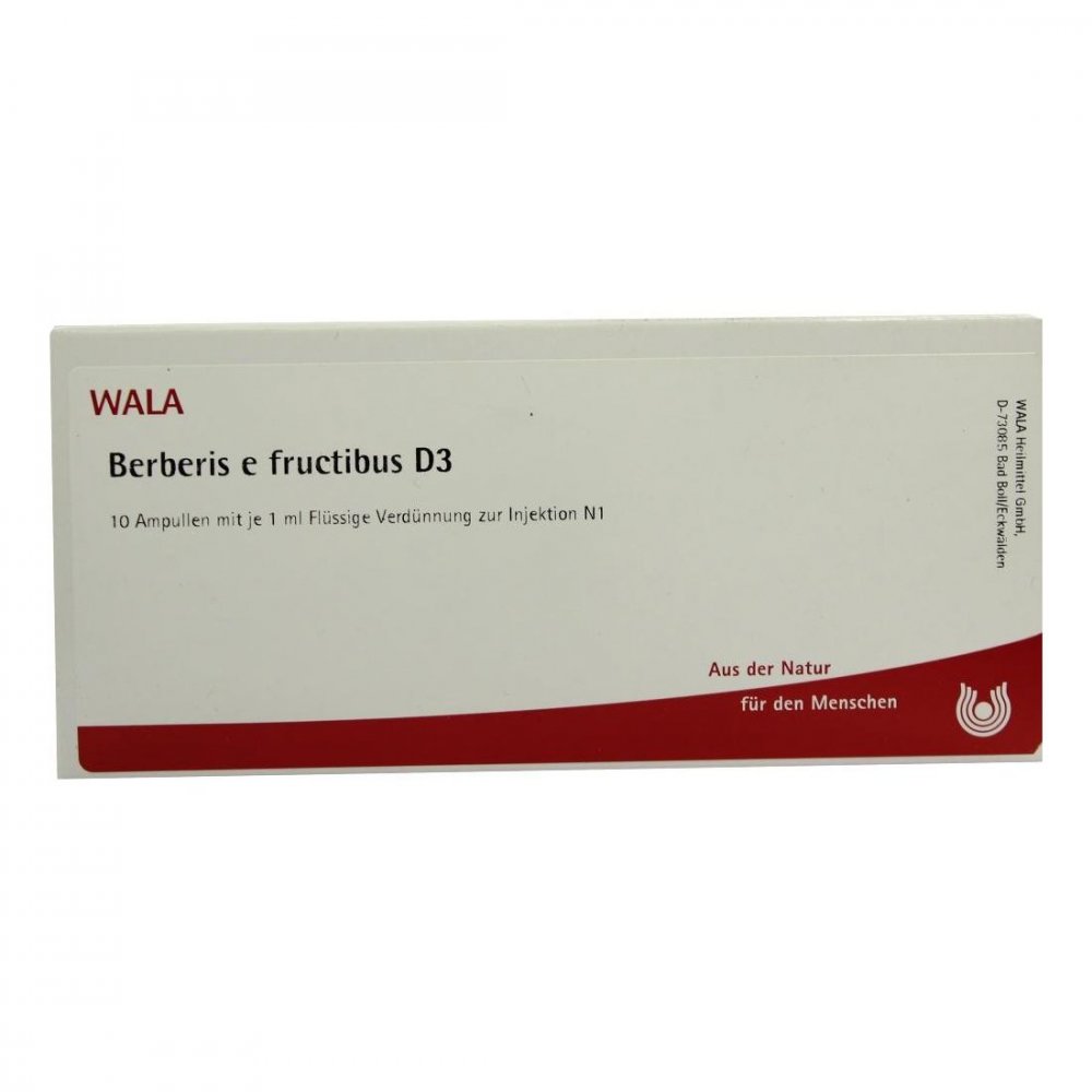 WALA Heilmittel GmbH Berberis E Fructibus D3 Ampullen 02908815
