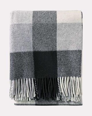 Pendleton Machine Washable Black and Ivory Throw