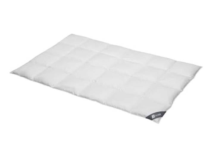 Daunendecke 200x220 cm Ganzjahr warm Ganzjahresdecke 100 % Daunen 1170g Füllgewicht Made in Germany NOMITE für Allergiker OEKO-TEX Bezug 100% Baumwolle