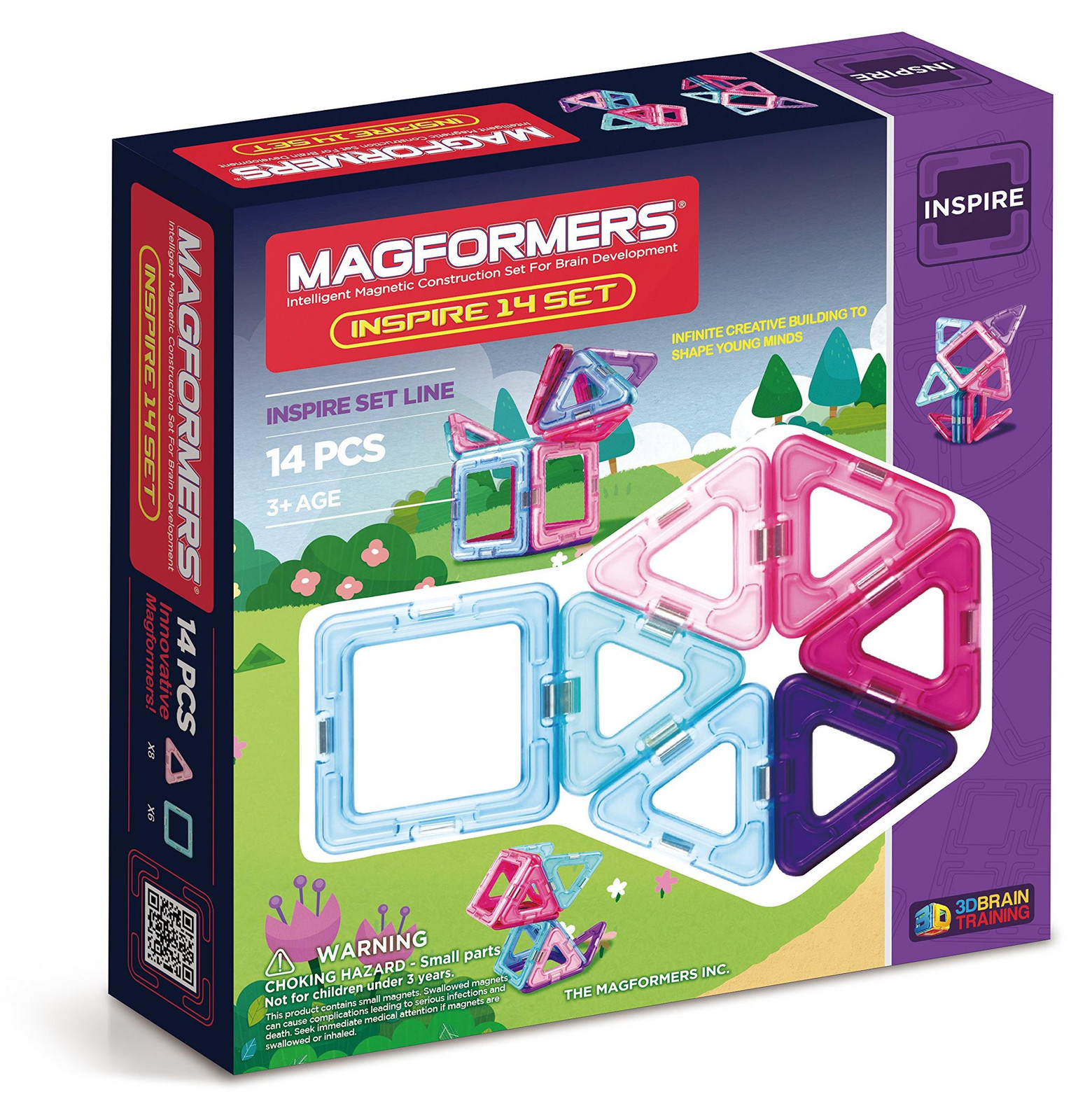 Magformers Inspire-set magnetisch speelgoed met 14 onderdelen