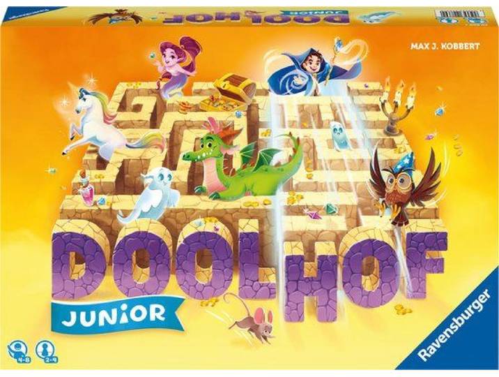 Ravensburger Doolhof Junior - Bordspel - Strategisch spel - 20 minuten speeltijd