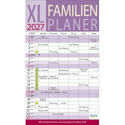 XL Familienplaner 2027
