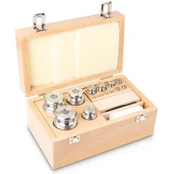 Kern, Feinwaage, 344-07 M1 Gewichtsatz, 1 g - 2 kg Edelstahl, im Holzetui (344-07)