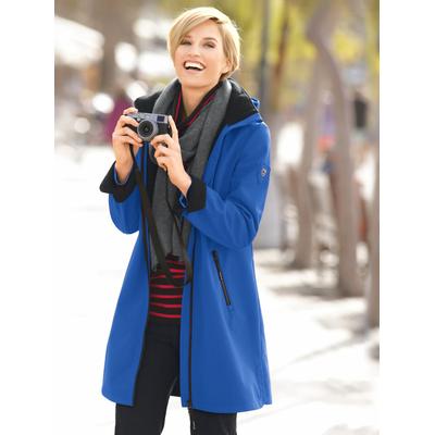 Softshelljacke CASUAL LOOKS, Damen, Gr. 21, blau (royalblau), 94% Polyester, 6% Elasthan, unifarben, figurumspielend, Jacken Softshelljacke