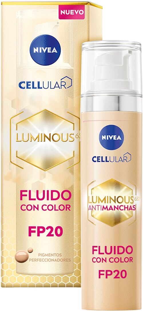 Nivea Fluido Con Color Luminous 630 Antimanchas Fp20 40 ml .