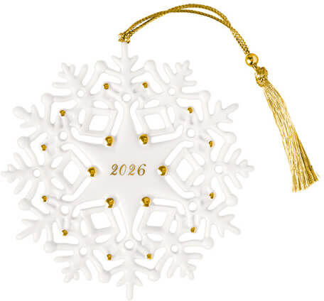Villeroy & Boch Christmas Classics 2026 Snowflake Ornament