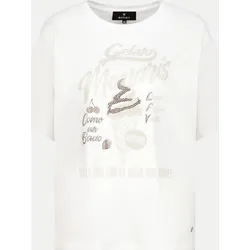 T-Shirt mit Gelato-Print Weiß 42