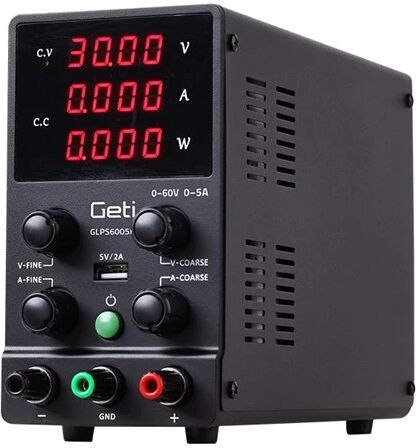 GETI Fonte Alimentação Regulável 0~60V 0~5A