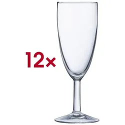 Arcoroc Sektgläser Reims 145 ml ungeeicht 12 Stück weiß, 15.6 cm