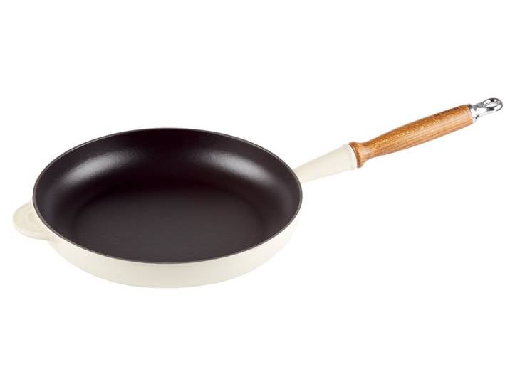 LE CREUSET Bratpfanne 28cm Creme TRADITION, creme, Gusseisen