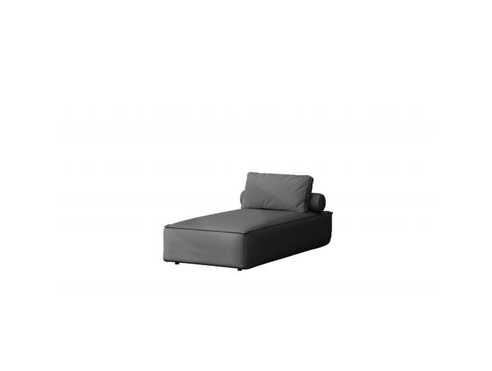 Kaiser Möbel Gartenchaiselongue Liegestuhl Für Den Garten Malibu Anthrazit, Holz, 90x73x194 cm, Gartenmöbel, Gartenliegen