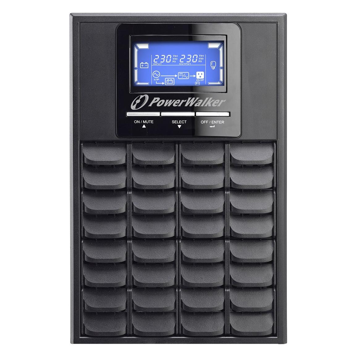 Powerwalker VFI 1000 C LCD 1000VA 800W Online USV Tower Doppelwandler SNMP Slot (1000 VA, 800 W, Online-Doppelwandler USV) (10120177)