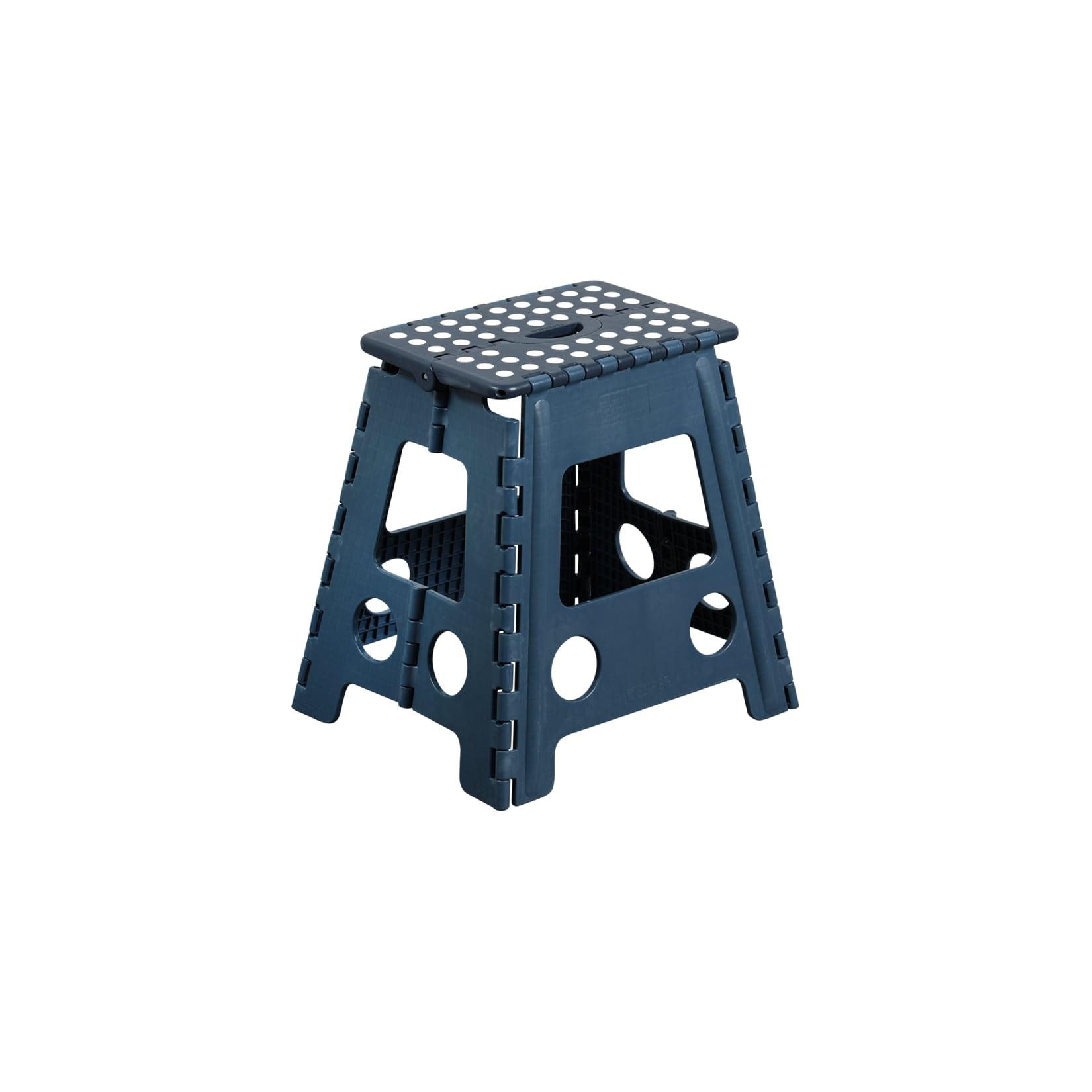 Sitzhocker, faltbar, blau