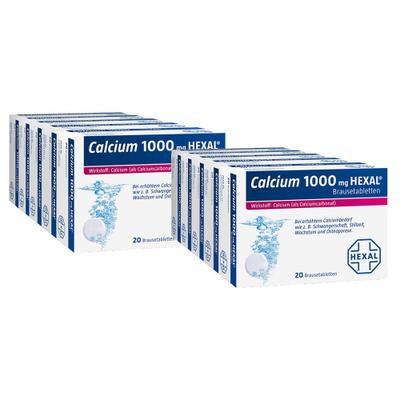 Calcium 1000 Hexal Brausetabletten 2x100 St