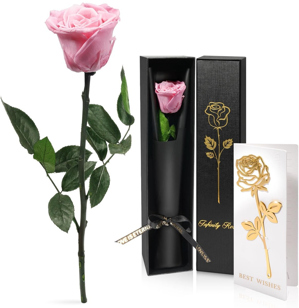 Stabilized Rozen - Echte Rozen - Roze