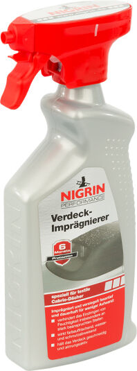 Nigrin Verdeck-/textilimprägnierung Performance Verdeck-Imprägnierer [500 Ml] 74183 0.5l