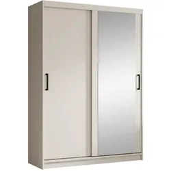 SCHWEBETÜRENSCHRANK Hela mit 2 Türen. 120 cm, Kaschmir
