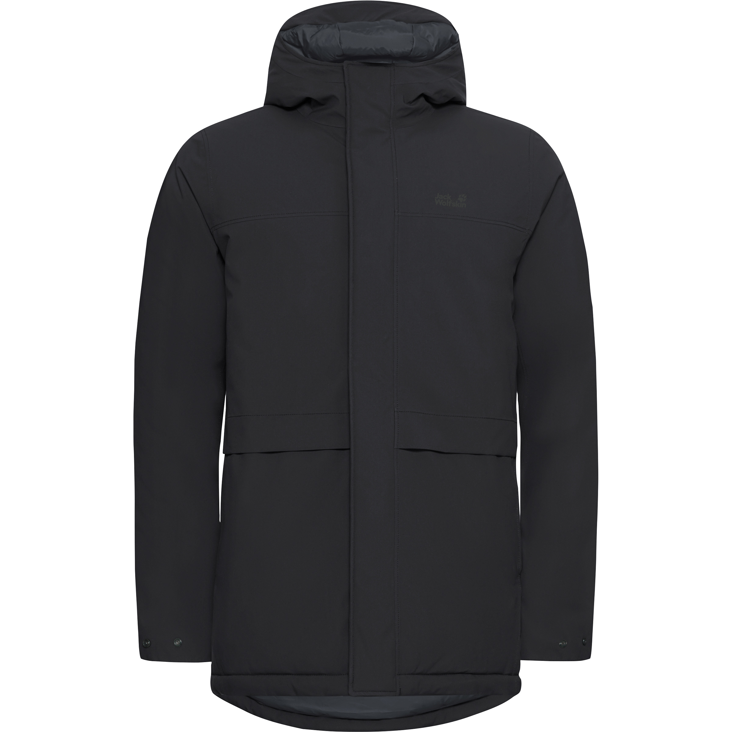 Jack Wolfskin Cold Camp Mantel Herren Winterjacke schwarz Größe M Lifestyle Isolierend Wasserabweisend