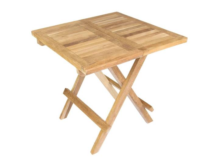 Gartentisch VCM Beistelltisch, rechteckig , braun, Tische, Gartentisch
