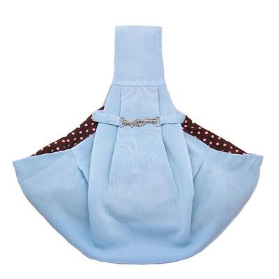 Hunde Umhängetasche Hunde-Rucksack Tragbar Waschbar Langlebig Punkt Nylon kleines Haustier Welpe Draussen Blau Rosa Grau