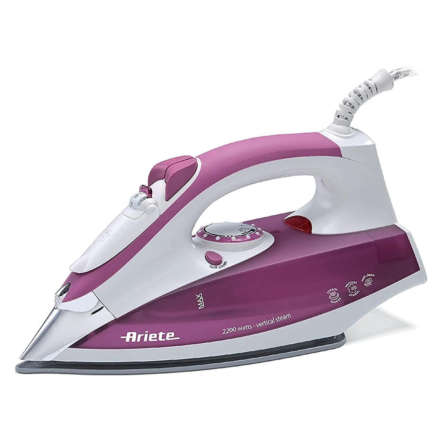 Ariete Bügeleisen 2000W, violet (2200 W, 156 g/min) (00S621500AR0)