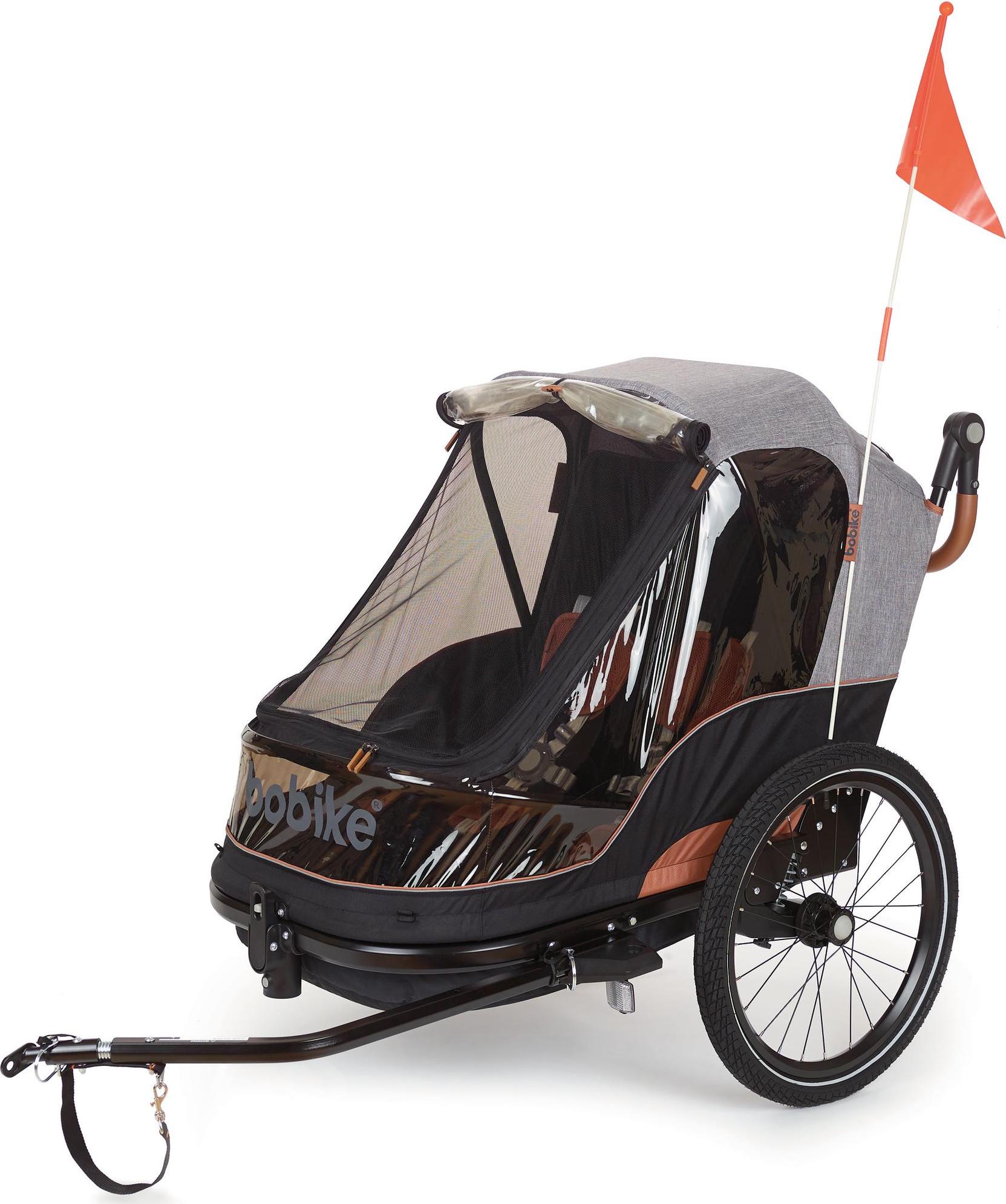 Bobike Anhaenger Trailer Stroller Grey/Blue grau,blau