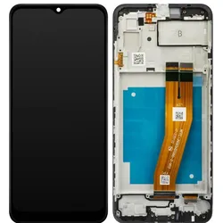 Samsung Display Unit für Galaxy A03 A035, F Version, Schwarz (Display), Mobilgerät Ersatzteile, Schwarz