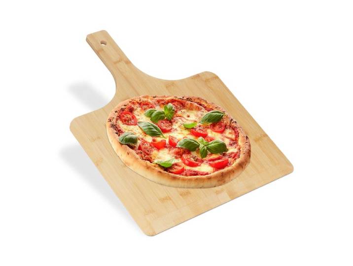 Relaxdays Pizzaschep XXL bamboe