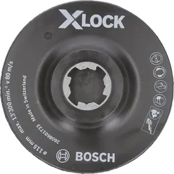 Kletthaftteller Bosch mit Center PIN und X-Lock Aufnahme: ø 125mm