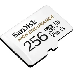 SanDisk High Endurance microSDXC Speicherkarte 256GB + SD Adapter