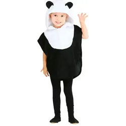 buttinette Kinderponcho "Panda"