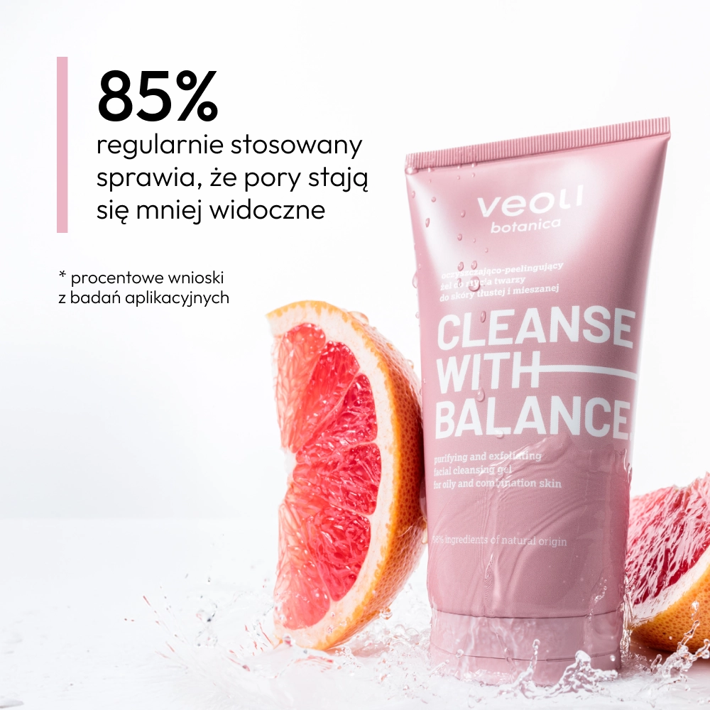 Veoli Botanica Cleanse with Balance Cleansing and Exfoliating Gel 150mL