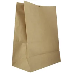 MONOUSO - Papiertüten ohne Henkel Kraft braun 70g/m2 20+16x40cm (25 Stück)