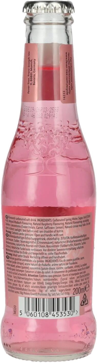 Fever-Tree Raspberry & Rhubarb Tonic Water 0,2l