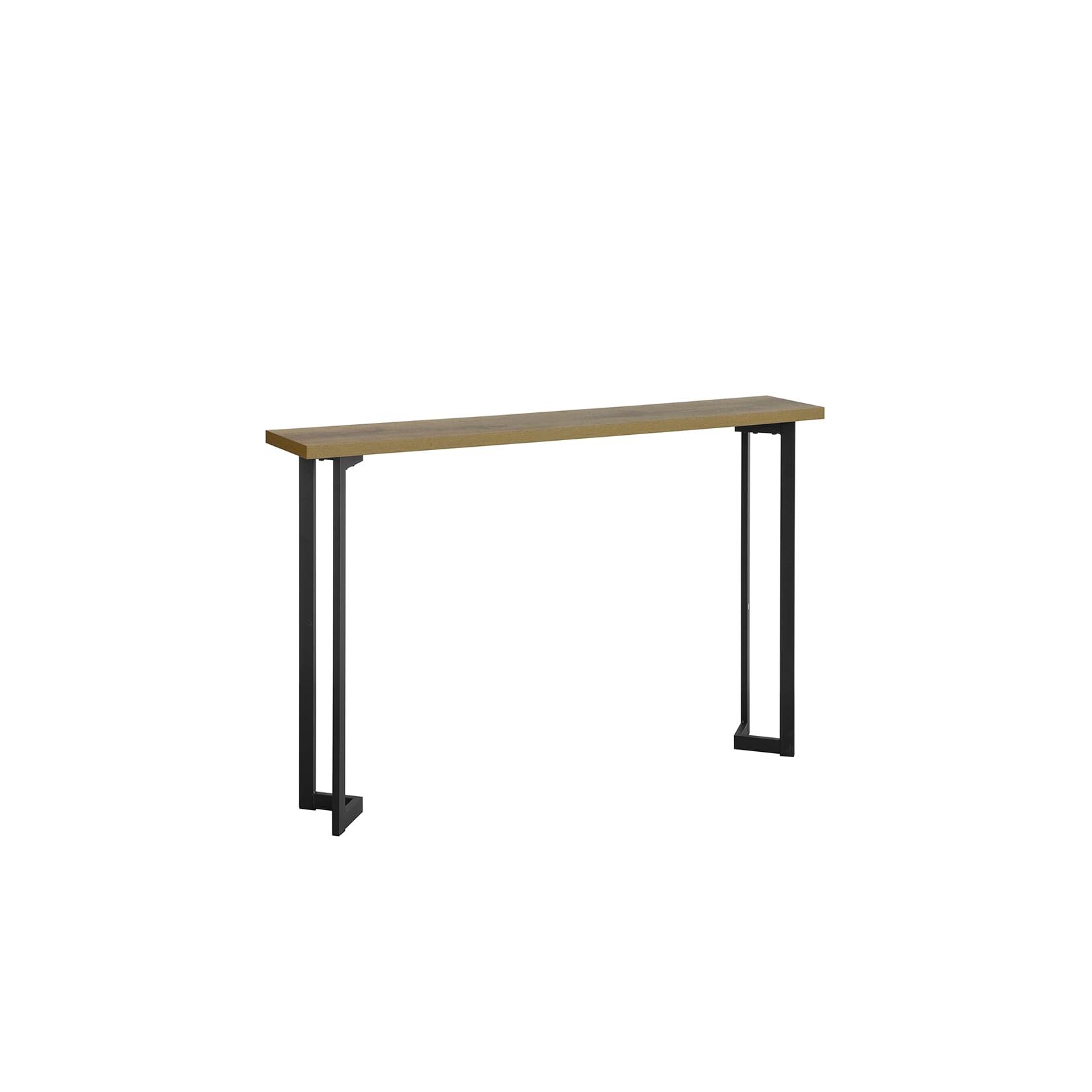 SoBuy Konsolentisch Flur Schwarz 119,5x19,5x75cm Industriell