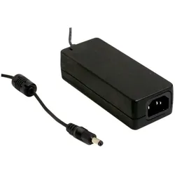 MeanWell Power Adapter Desk Top C14 24V ErP 40W (40 W), Notebook Netzteil, Schwarz