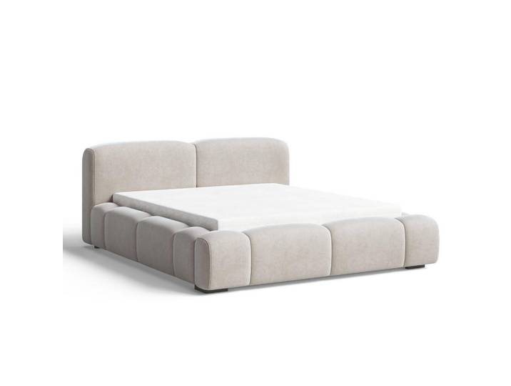 Graingold Polsterbett Aubi 160x200 Beige, 160x200 cm, Schlafzimmer, Betten, Polsterbetten