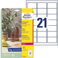 Avery, Etiketten, Etiketten
