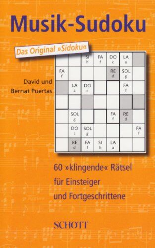 David Puertas - Musik-Sudoku: Das Original Sidoku. Band 1. - Preis vom 14.10.2026 23:07:16 h