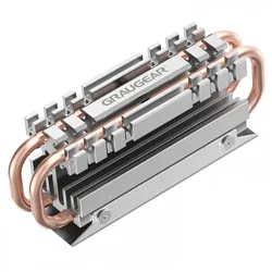 GRAUGEAR Passiver Heatpipe Kühler für M.2 2280 SSD lautlos