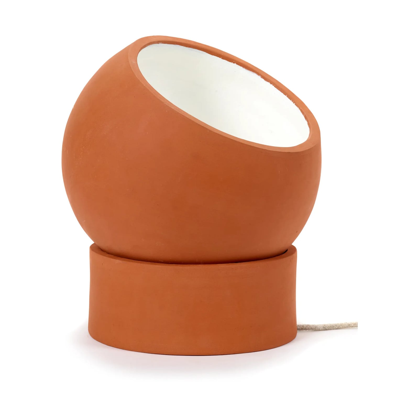 Serax Terra vloerlamp Low Terracotta bruin keramiek