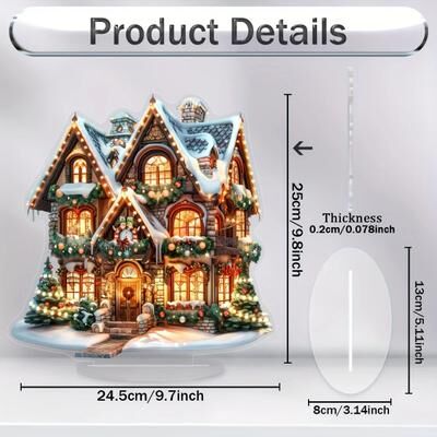 Uplift Treasures Bohemian Christmas Desktop Decoration Gift Ornament 1pcc