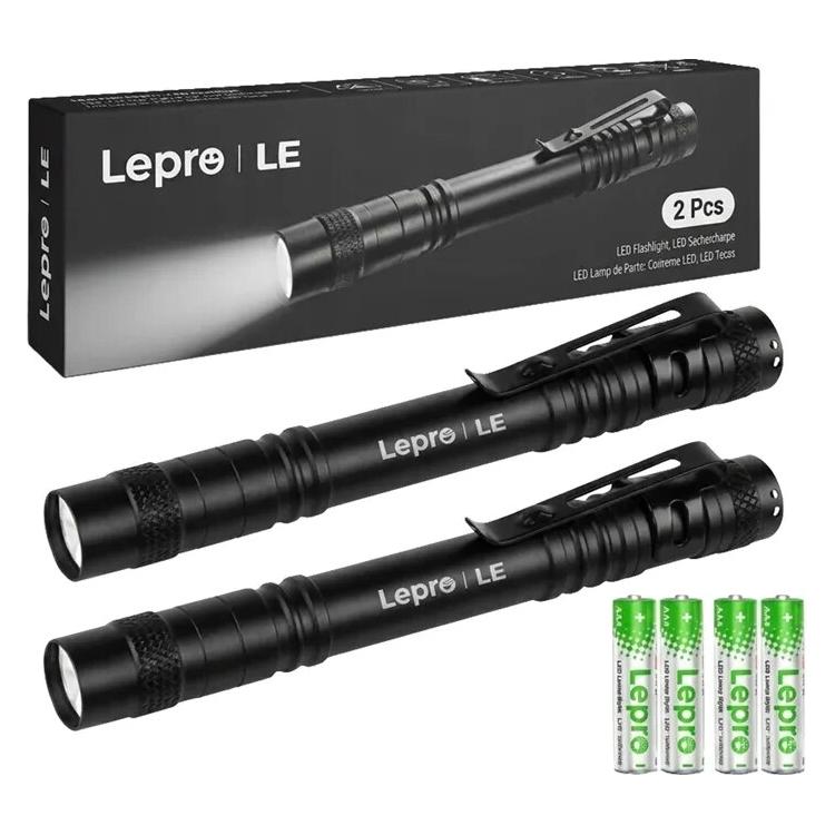 Togo LEPRO 120023-2 Taschenlampe, 2er-Pack (13.20 cm, 120 lm) (EA120023-2)